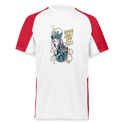 Human Jungle Gym Fox Tee - Augusta Sportswear Adult Cutter Jersey