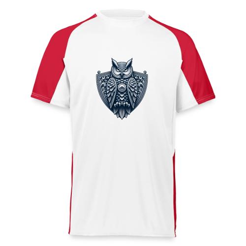 Night Watch Owl T Shirt, Sarcastic Dad Gift - Augusta Sportswear Adult Cutter Jersey