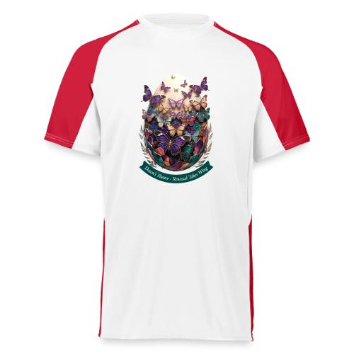 Easter Dawn's Flutter Butterfly T Shirt, Gift - Augusta Sportswear Adult Cutter Jersey