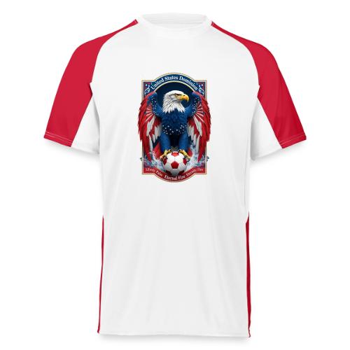 USA Eagle Emblem T Shirt, USA Soccer Pride Gift - Augusta Sportswear Adult Cutter Jersey