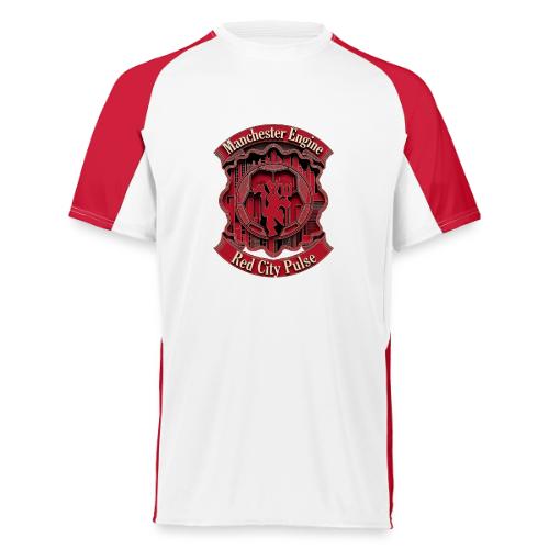 Red Manchester T Shirt, Red Soccer City Pride Gift - Augusta Sportswear Adult Cutter Jersey