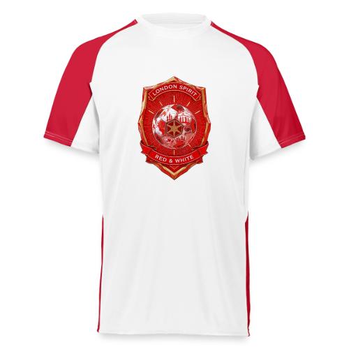 London is Red T Shirt, Football City Pride Gift - Augusta Sportswear Adult Cutter Jersey