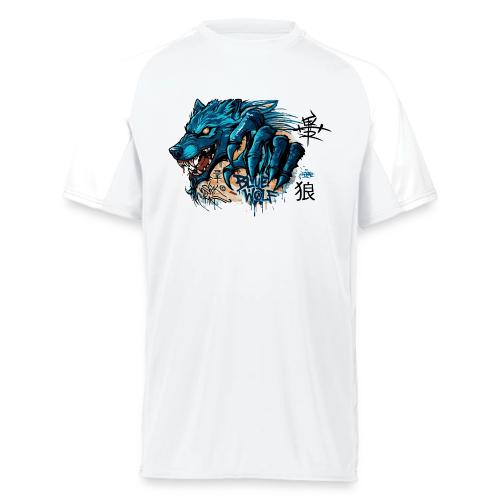 Blue Wolf Graffiti Street Art - Augusta Sportswear Adult Cutter Jersey