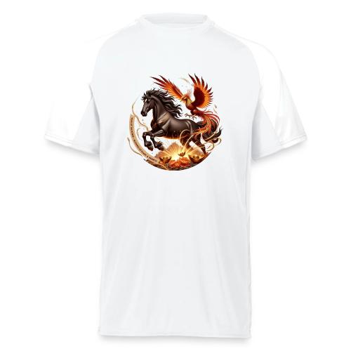 Year of the Horse Phoenix T Shirt, Lunar NY Gift - Augusta Sportswear Adult Cutter Jersey