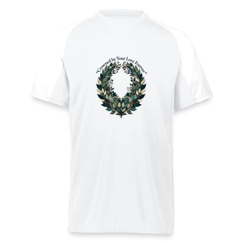 Crowned by Your Love Forever Laurel Wreath T-Shirt - Augusta Sportswear Adult Cutter Jersey
