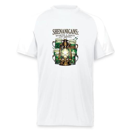 Worth a Shot Lantern Toast Graphic Tee - Augusta Sportswear Adult Cutter Jersey