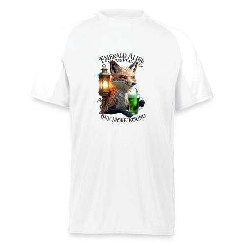 Emerald Alibi Fox Graphic Tee - Augusta Sportswear Adult Cutter Jersey
