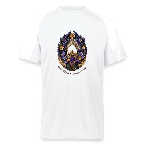 Easter Meadow Crown Renewal T Shirt, Spring Gift - Augusta Sportswear Adult Cutter Jersey