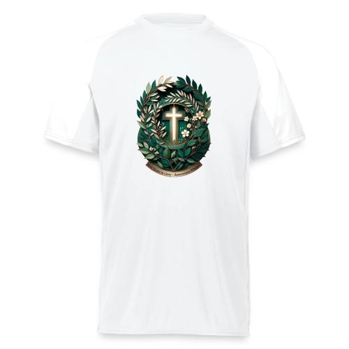 Easter Ever Green in Glory Laurel T Shirt, Gift - Augusta Sportswear Adult Cutter Jersey