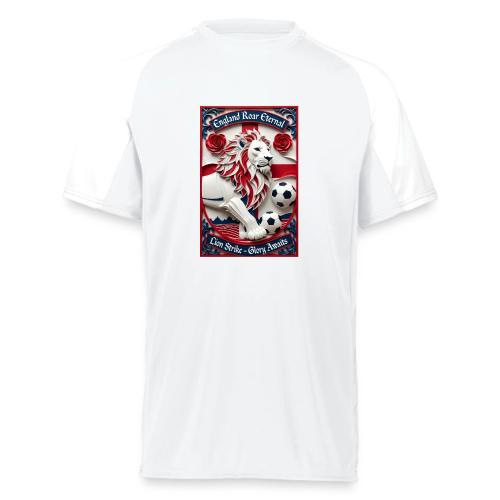 England Lion Soccer T Shirt, Football Pride Gift - Augusta Sportswear Adult Cutter Jersey