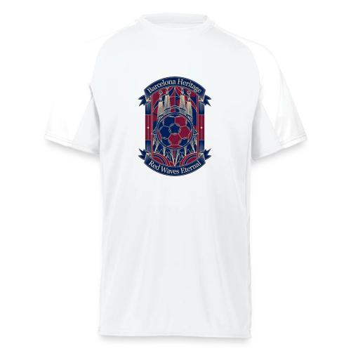 Barcelona Red Heritage T Shirt, Barsa fan Gift - Augusta Sportswear Adult Cutter Jersey