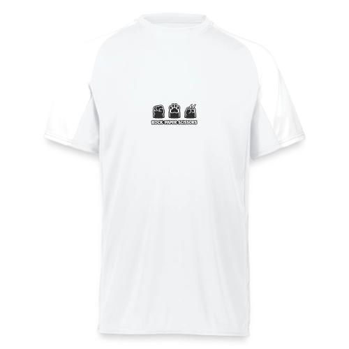 Playful Dog Paw Rock Paper Scissors - Augusta Sportswear Adult Cutter Jersey