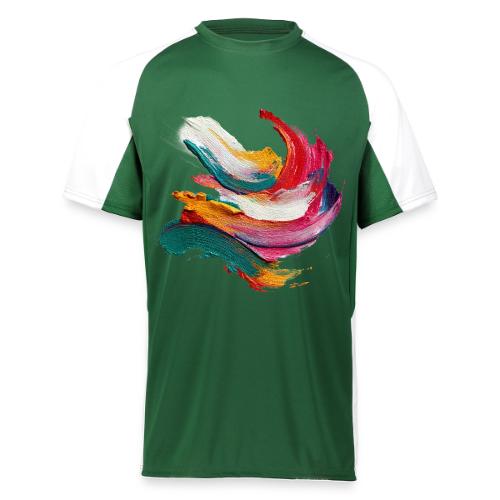 Colorful brushstrokes - Augusta Sportswear Adult Cutter Jersey