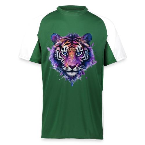 Mystic Violet Tiger - Augusta Sportswear Adult Cutter Jersey