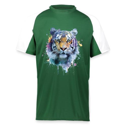 Splash-Art Tiger Face - Augusta Sportswear Adult Cutter Jersey