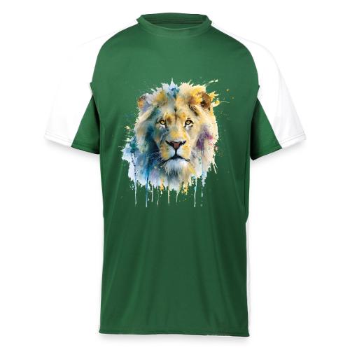 Splash-Art Lion Face - Augusta Sportswear Adult Cutter Jersey