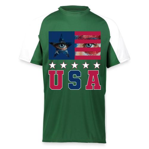 Stars and Vision USA - Augusta Sportswear Adult Cutter Jersey