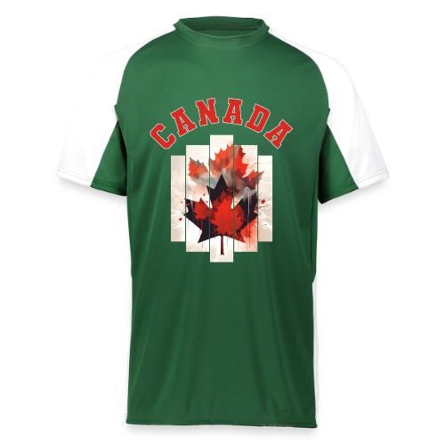 Heart of Canada Art - Augusta Sportswear Adult Cutter Jersey