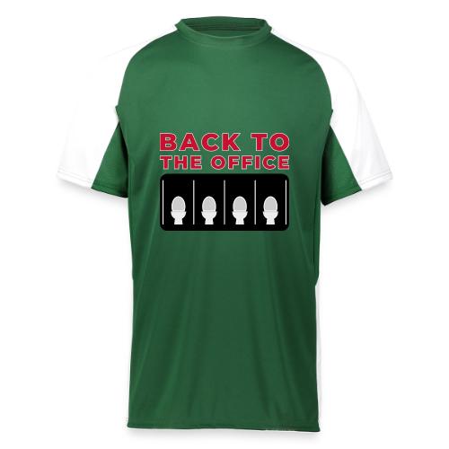 Back to the Office Satire Design - Augusta Sportswear Adult Cutter Jersey