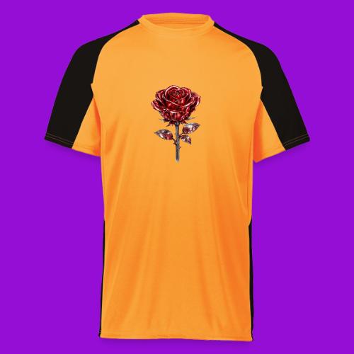 2 Set - Silver and Gold Roses - Augusta Sportswear Adult Cutter Jersey