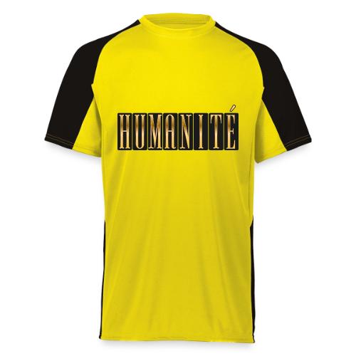 Humanity in Golden Letters - Augusta Sportswear Adult Cutter Jersey