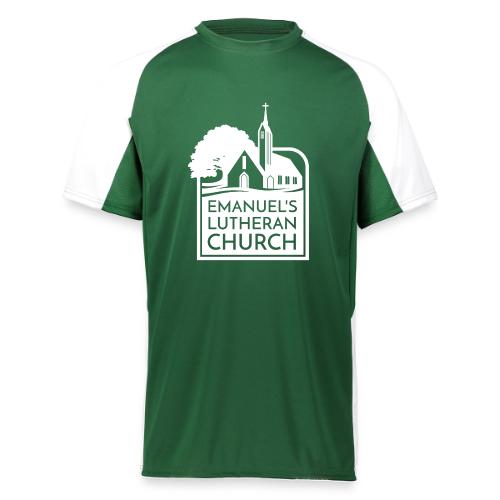 Single Vertical white2 - Augusta Sportswear Adult Cutter Jersey