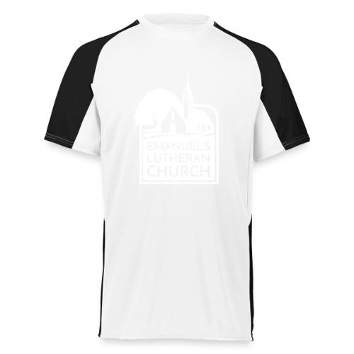 Single Vertical white2 - Augusta Sportswear Adult Cutter Jersey