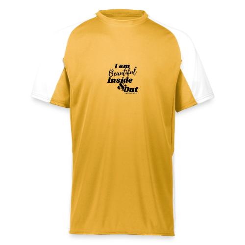 I am Beautiful - Inside and Out | Black Type - Augusta Sportswear Adult Cutter Jersey