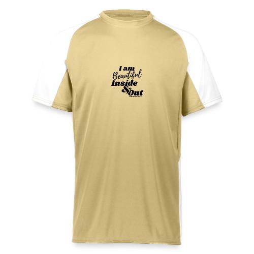 I am Beautiful - Inside and Out | Black Type - Augusta Sportswear Adult Cutter Jersey