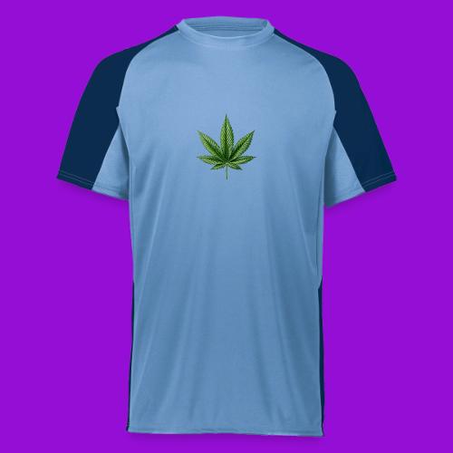Cannabis Leaf - Augusta Sportswear Adult Cutter Jersey
