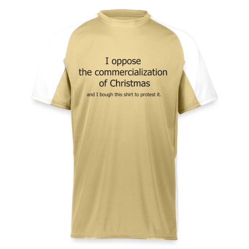 Christmas Commercialization Ladies T - Augusta Sportswear Adult Cutter Jersey