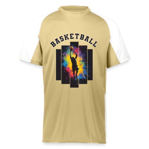 Basketball Slam Dunk Splash Design - Augusta Sportswear Adult Cutter Jersey