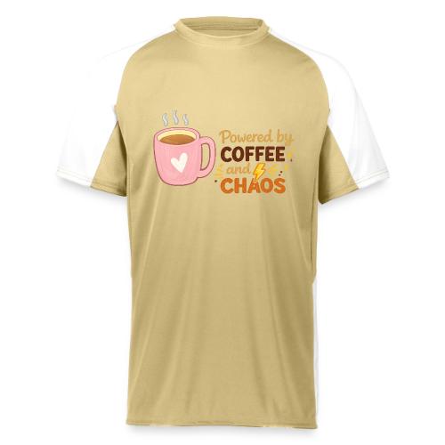 Powered by Coffee and Chaos - Augusta Sportswear Adult Cutter Jersey