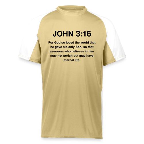 John 3:16 Christian Apparel – Bible Verse Clothing - Augusta Sportswear Adult Cutter Jersey