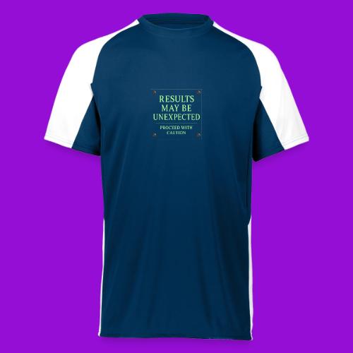 Results May Be Unexpected - Neon Green - Augusta Sportswear Adult Cutter Jersey