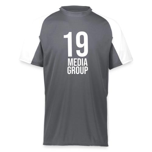 19 Media Group Logo - Augusta Sportswear Adult Cutter Jersey