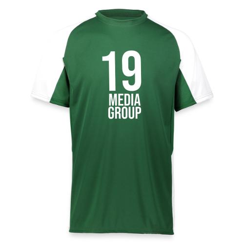 19 Media Group Logo - Augusta Sportswear Adult Cutter Jersey