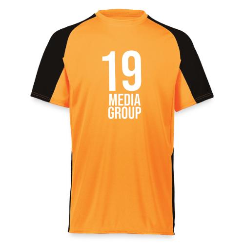 19 Media Group Logo - Augusta Sportswear Adult Cutter Jersey