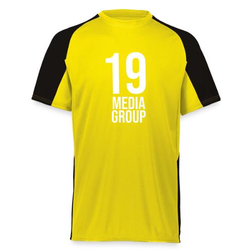 19 Media Group Logo - Augusta Sportswear Adult Cutter Jersey