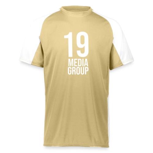 19 Media Group Logo - Augusta Sportswear Adult Cutter Jersey