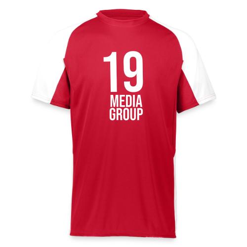 19 Media Group Logo - Augusta Sportswear Adult Cutter Jersey