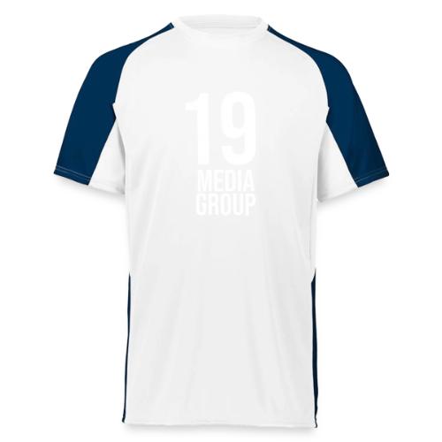 19 Media Group Logo - Augusta Sportswear Adult Cutter Jersey