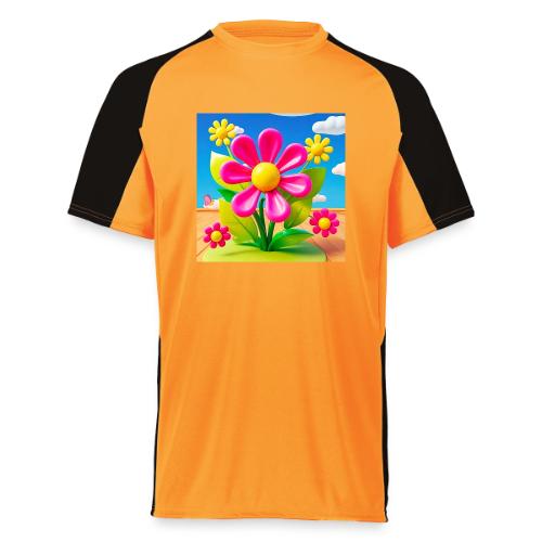 Pink Floral Peace | Sky & Nature Design - Augusta Sportswear Adult Cutter Jersey