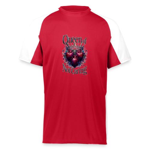 Queen of Not Caring T-Shirt - Augusta Sportswear Adult Cutter Jersey