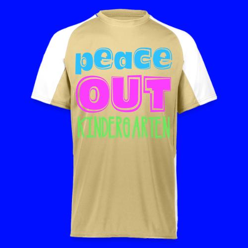 Kreative In Kinder Peace Out - Augusta Sportswear Adult Cutter Jersey