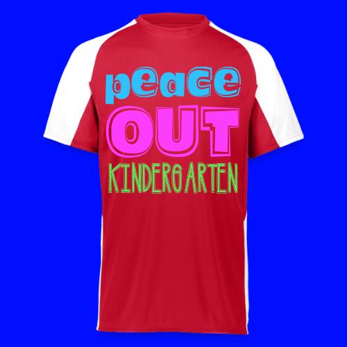Kreative In Kinder Peace Out - Augusta Sportswear Adult Cutter Jersey
