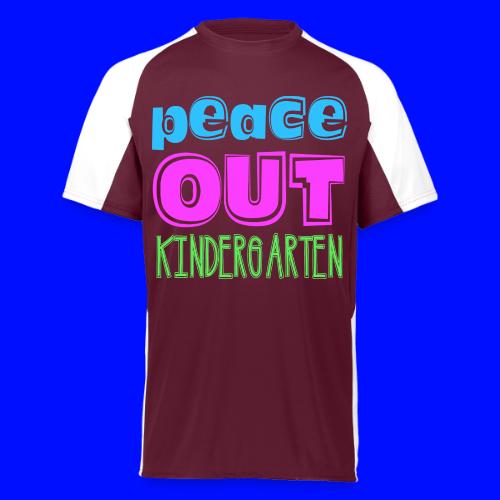 Kreative In Kinder Peace Out - Augusta Sportswear Adult Cutter Jersey