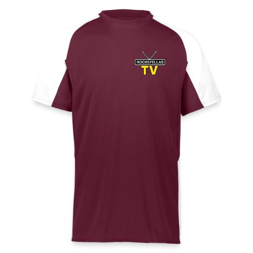 Rockefellas TV Outlined Logo Tee - Augusta Sportswear Adult Cutter Jersey