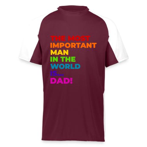 Dad: The Most Important Man in the World - Augusta Sportswear Adult Cutter Jersey