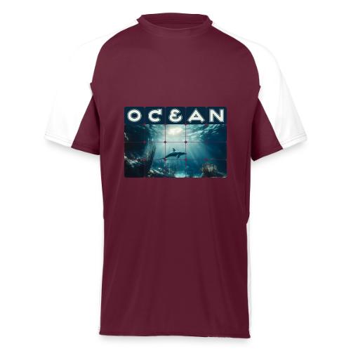 Ocean: Dolphin’s Serenity - Augusta Sportswear Adult Cutter Jersey